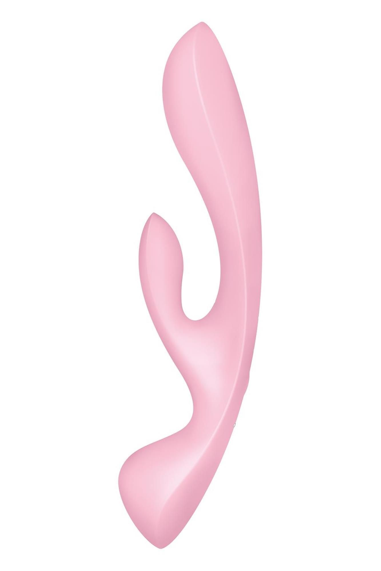 Wibrator królik Satisfyer Triple Oh, 24 cm (różowy)