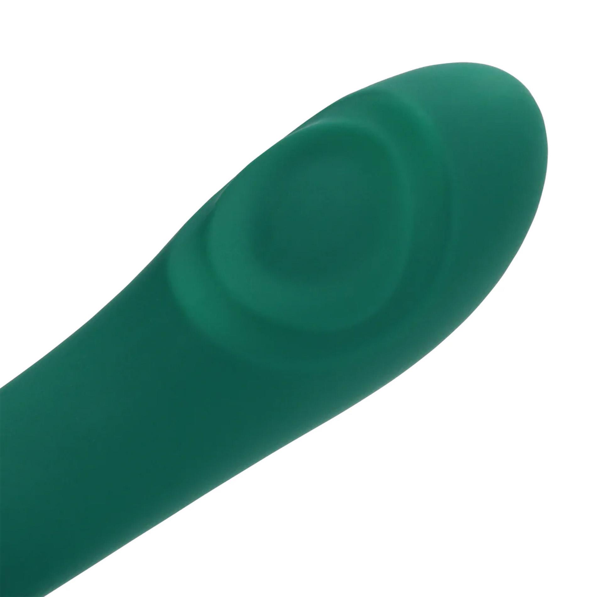 Вибратор Loveline Pulse Wave G-Spot, 22.4 см (зеленый)