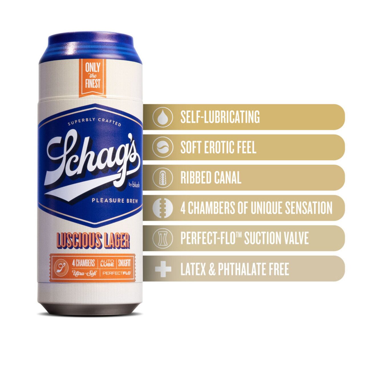 Мастурбатор Schag's Luscious Lager (прозрачный)