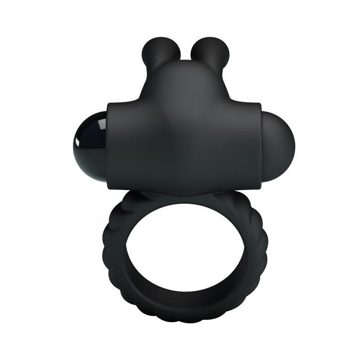 Эрекционное кольцо Pretty Love Eudora Penis Ring, 2,4 см (черный)
