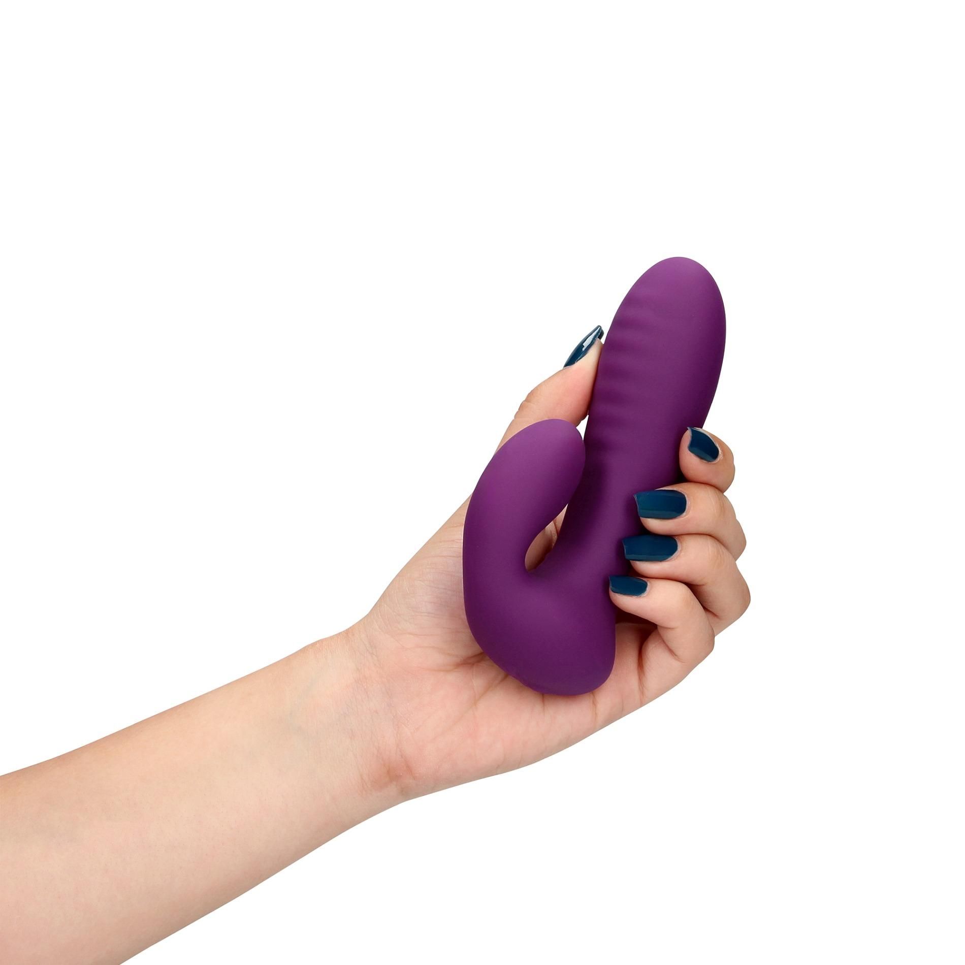 Вибратор Loveline Ultra Soft G-Spot, 13.3 см (фиолетовый)