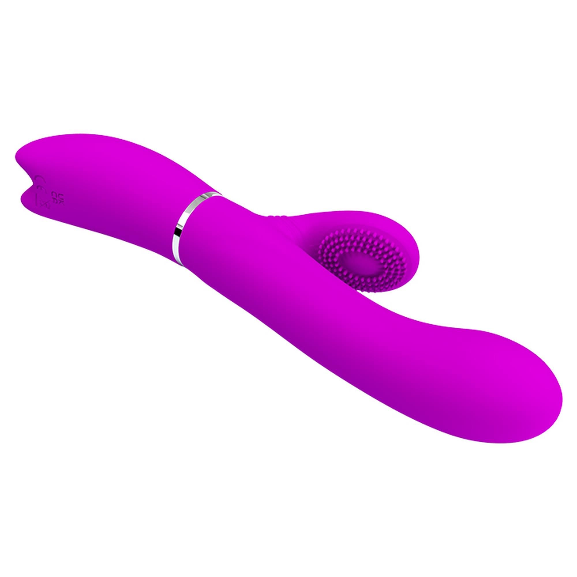 Вибратор-кролик Pretty Love Clitoris Vibrator, 20,8 см (фиолетовый)