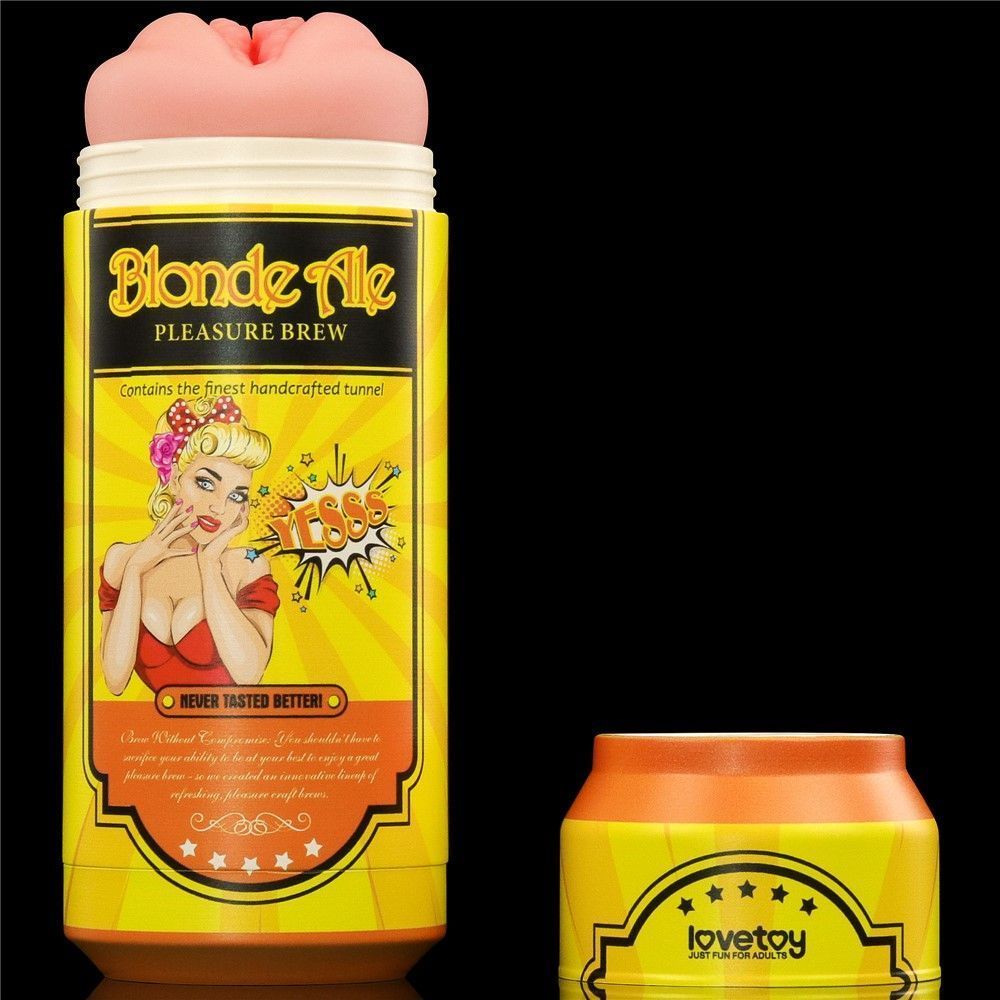 Мастурбатор Pleasure Brew Blonde Ale (телесный)