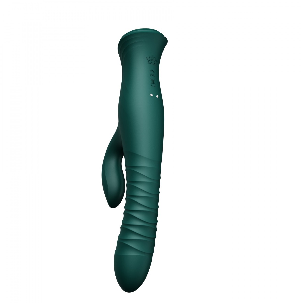 Вибратор-кролик Zalo Mose Rabbit Thruster, 25,7 см (зеленый)