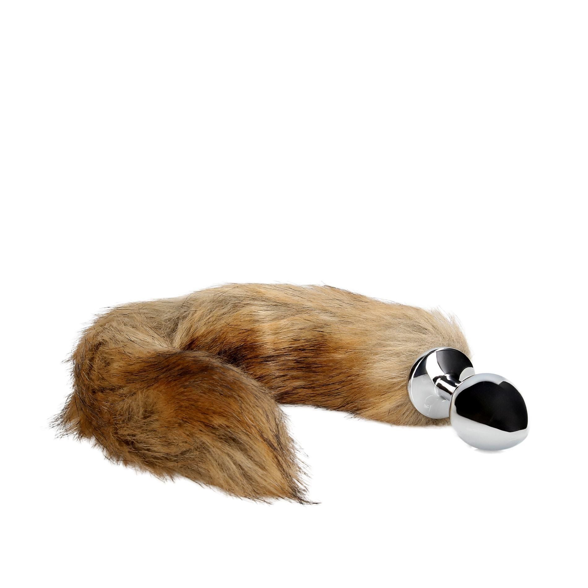 Korek analny Ouch! Fox Tail, 42.5 cm (czerwony)