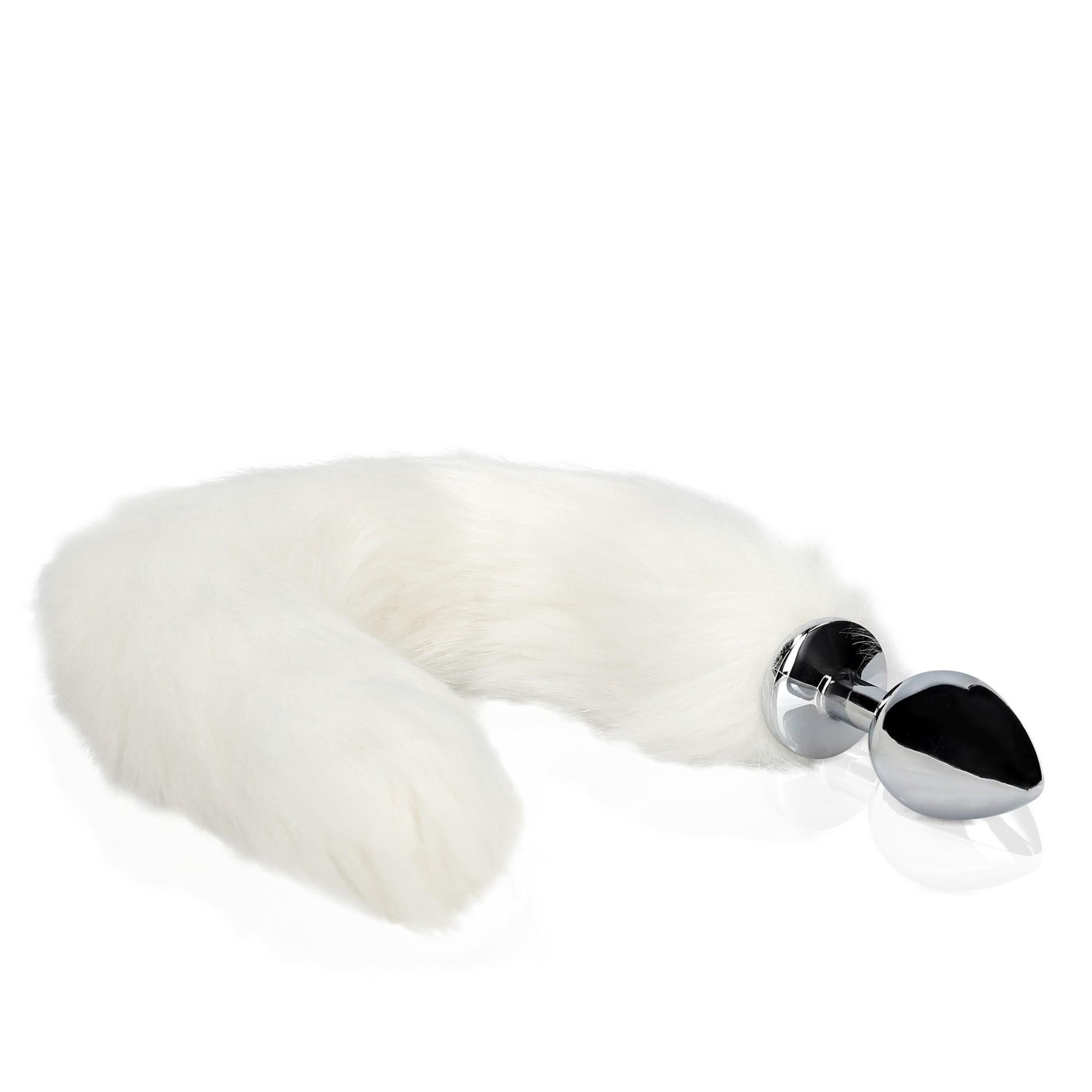 Korek analny Ouch! Fox Tail, 42.5 cm (biały)