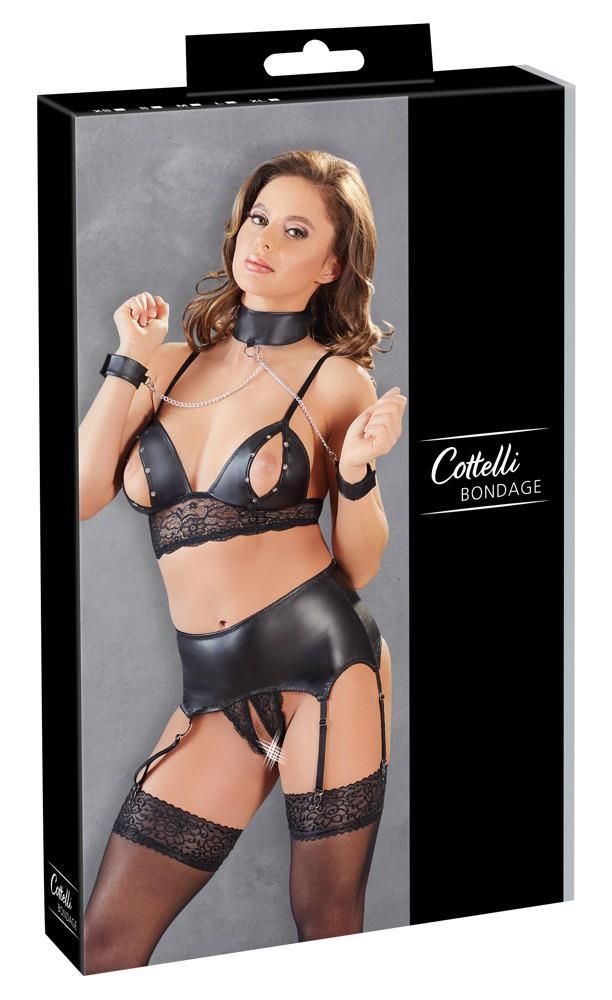 Комплект Cottelli Collection Bondage, M (чорний)