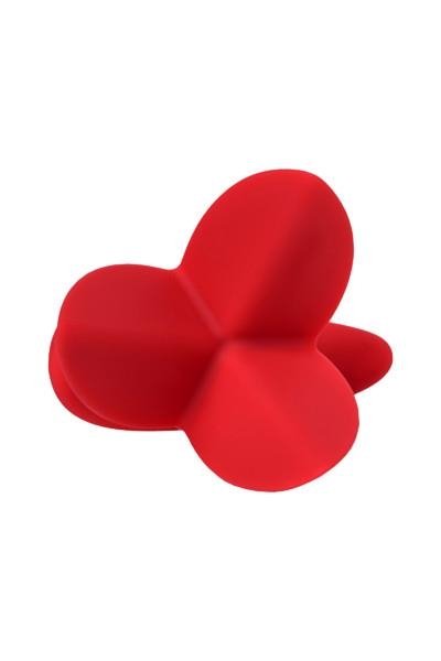 Korek analny ToDo Expander Plug Flower, 9 cm (czerwony)