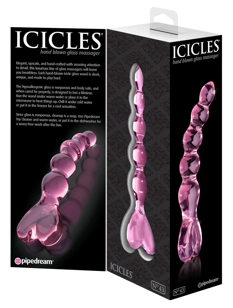 Стимулятор Icicles Model 43, 20 см (розовый)