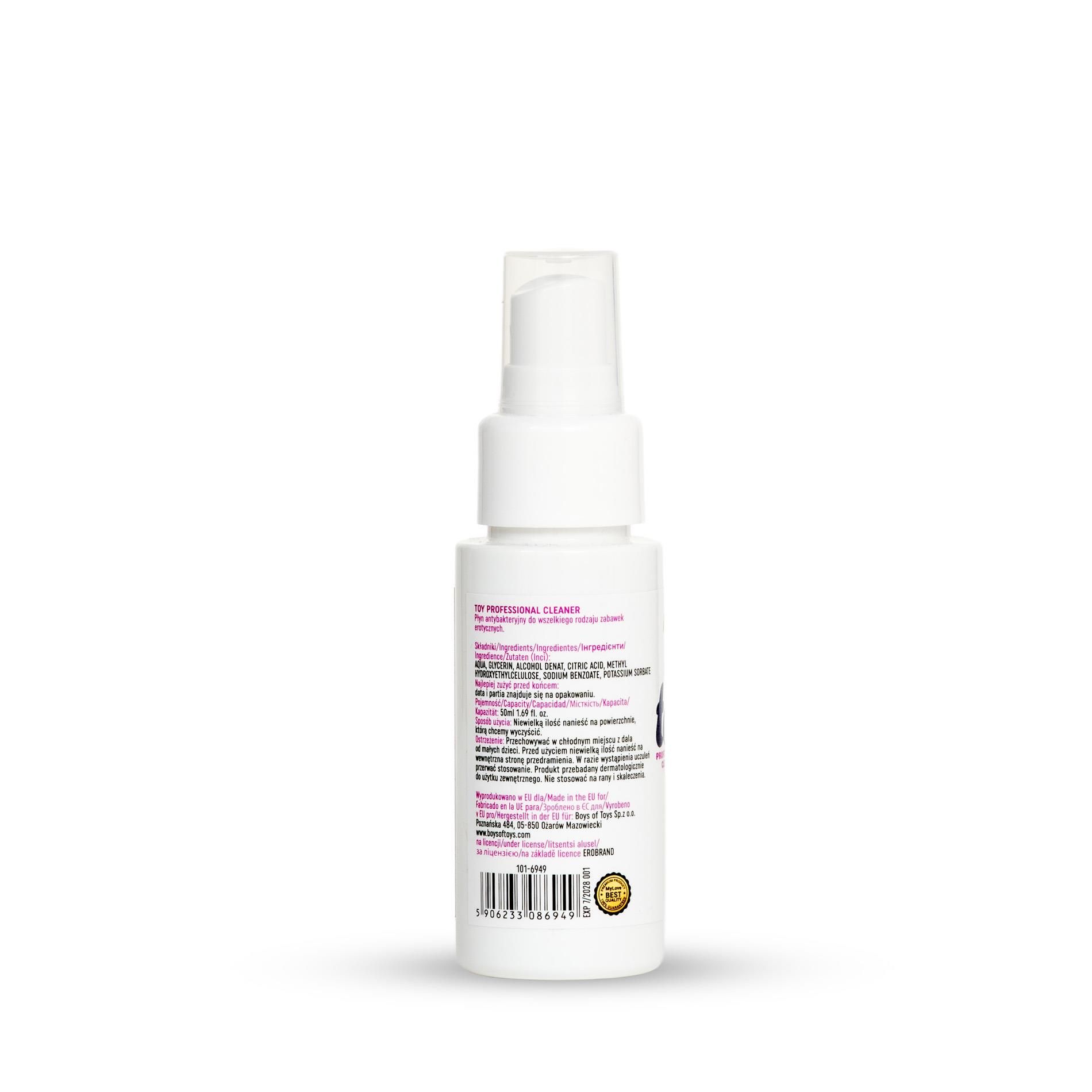 Środek czyszczący do zabawek erotycznych MyLove Toy Cleaner Professional, 50 ml