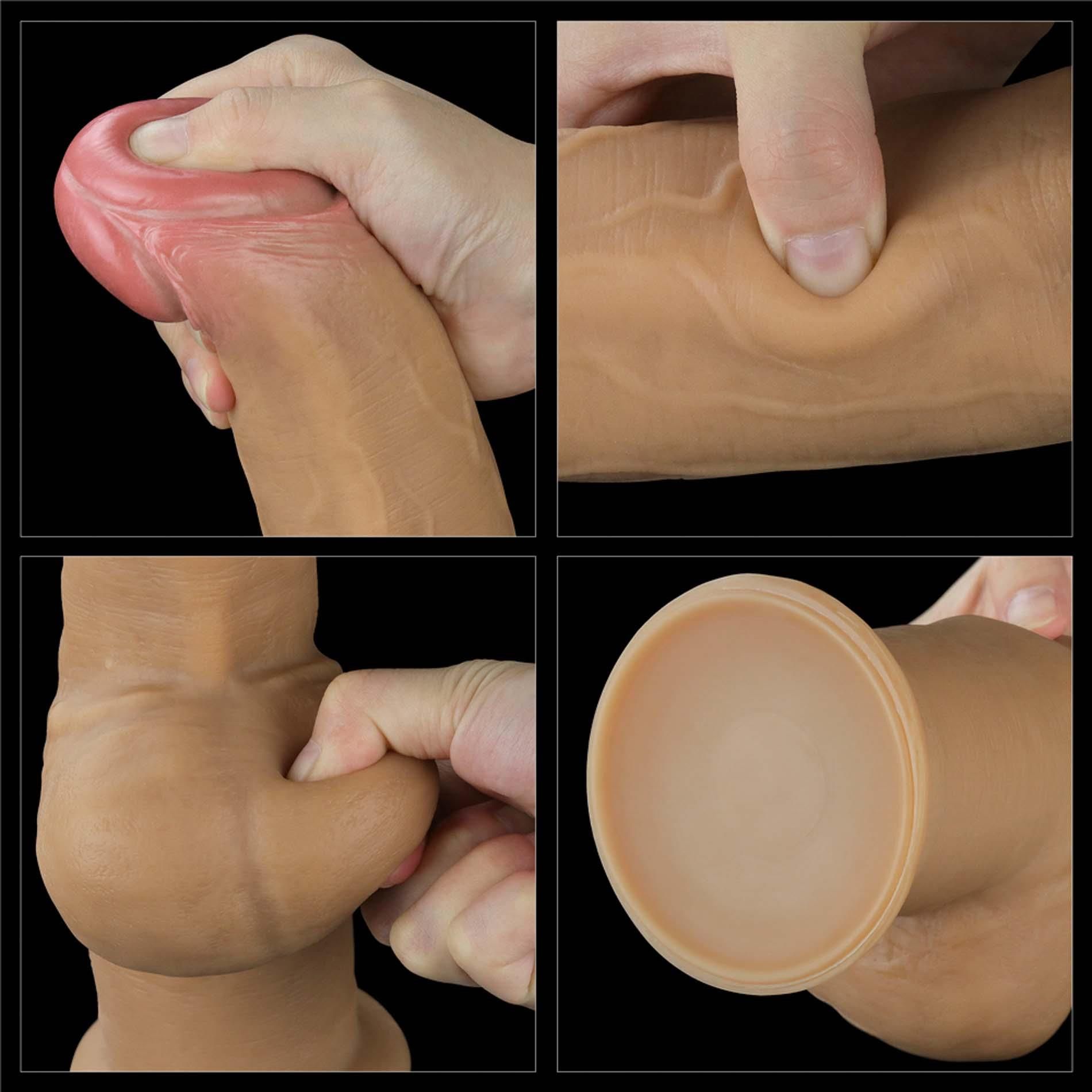 Фаллоимитатор Lovetoy Handle Cock 12'', 30 см (телесный)