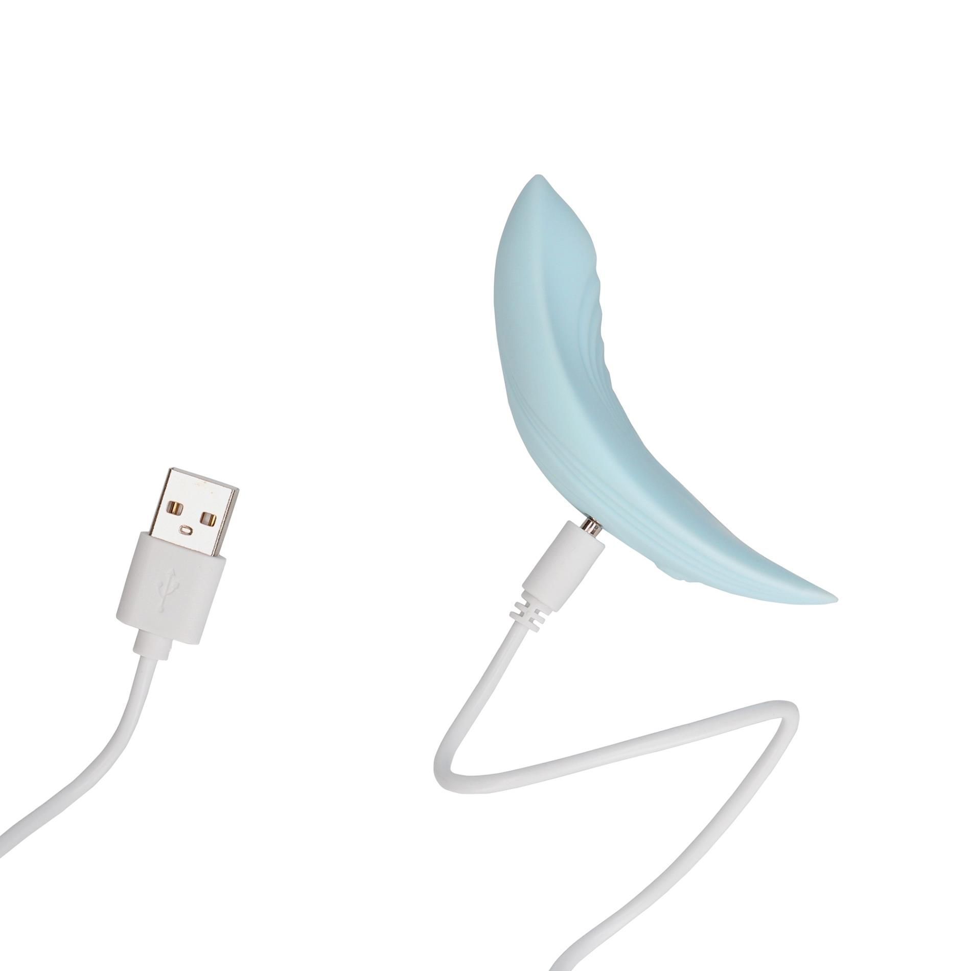 Вибратор в трусики Loveline Arctic Blue, 8.5 см (голубой)