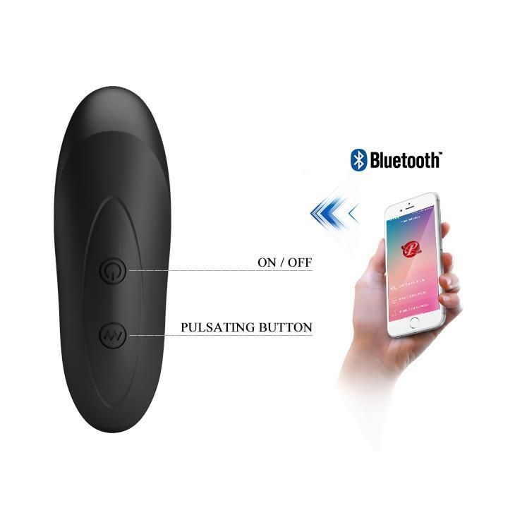 Masażer prostaty Pretty Love Archemeny, 12,1 cm (czarny)