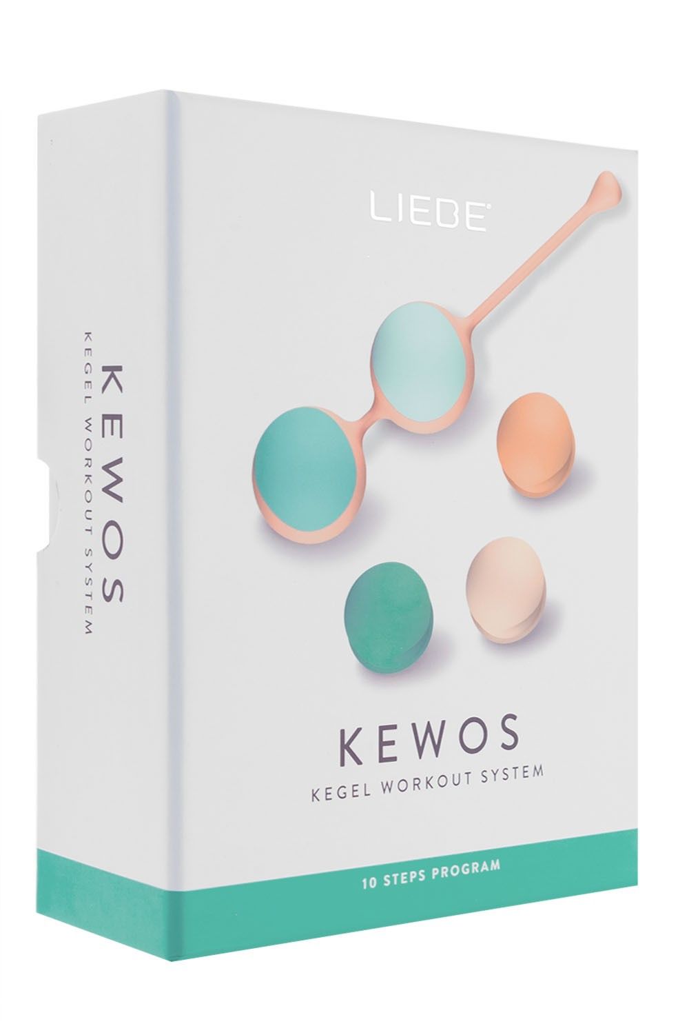 Вагинальные шарики Liebe Pleasure Toys Kewos, 14 см (мятный)