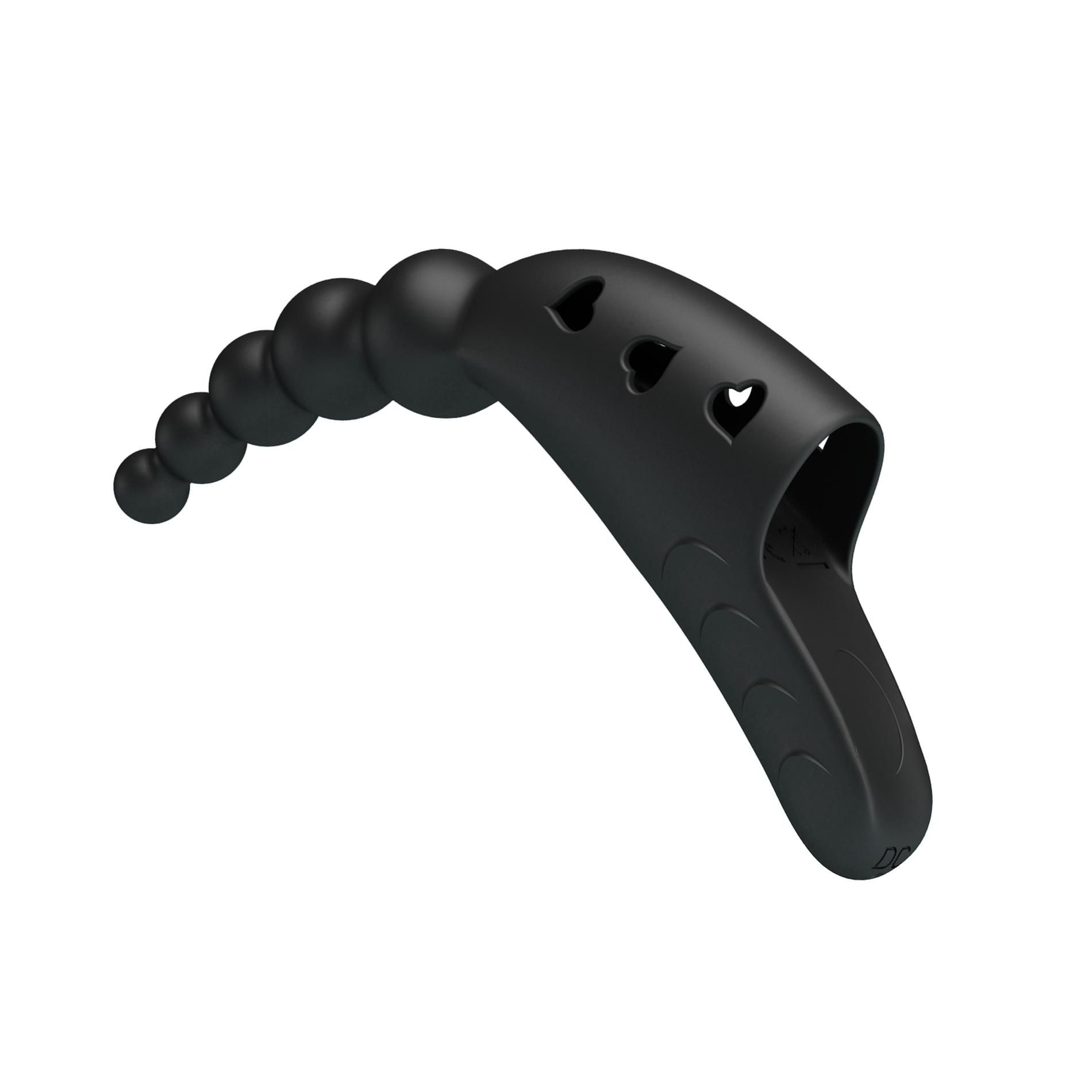 Вібратор на палець Pretty Love Jordin, 12.2 см (чорний)