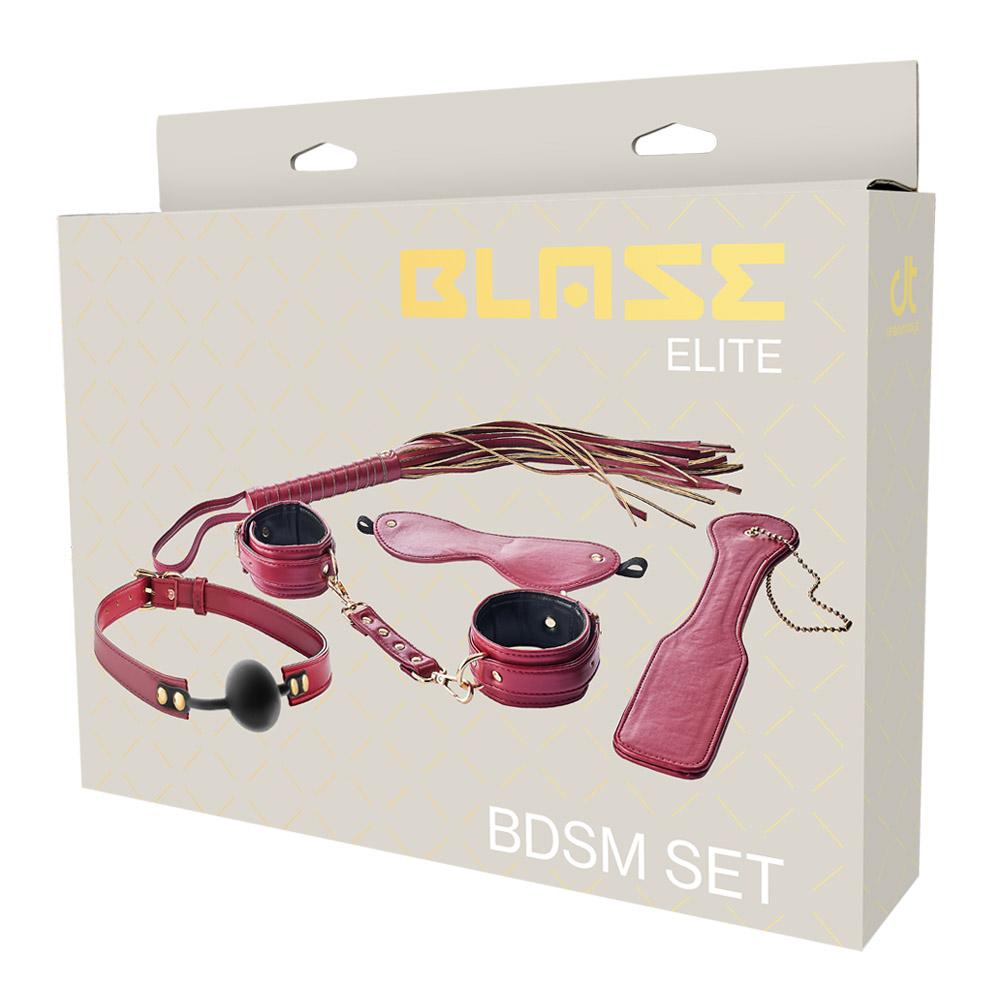 Набор Blaze Elite BDSM Set, 5 шт (красный)
