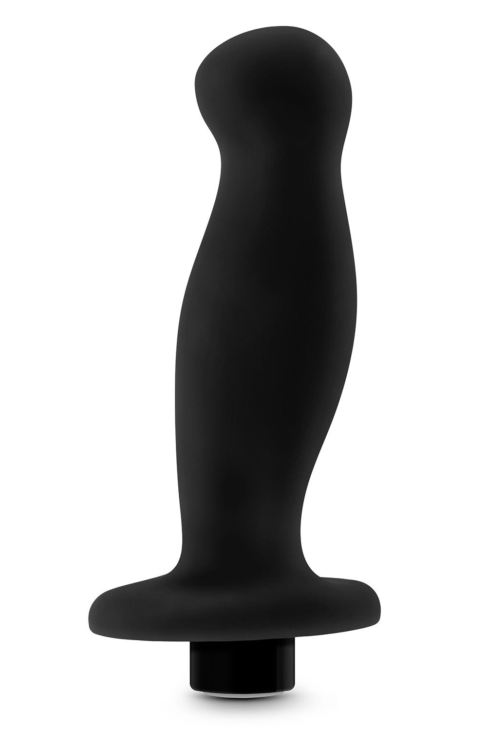 Стимулятор простаты Anal Adventures Platinum Vibrating 2, 10.7 см (черный)