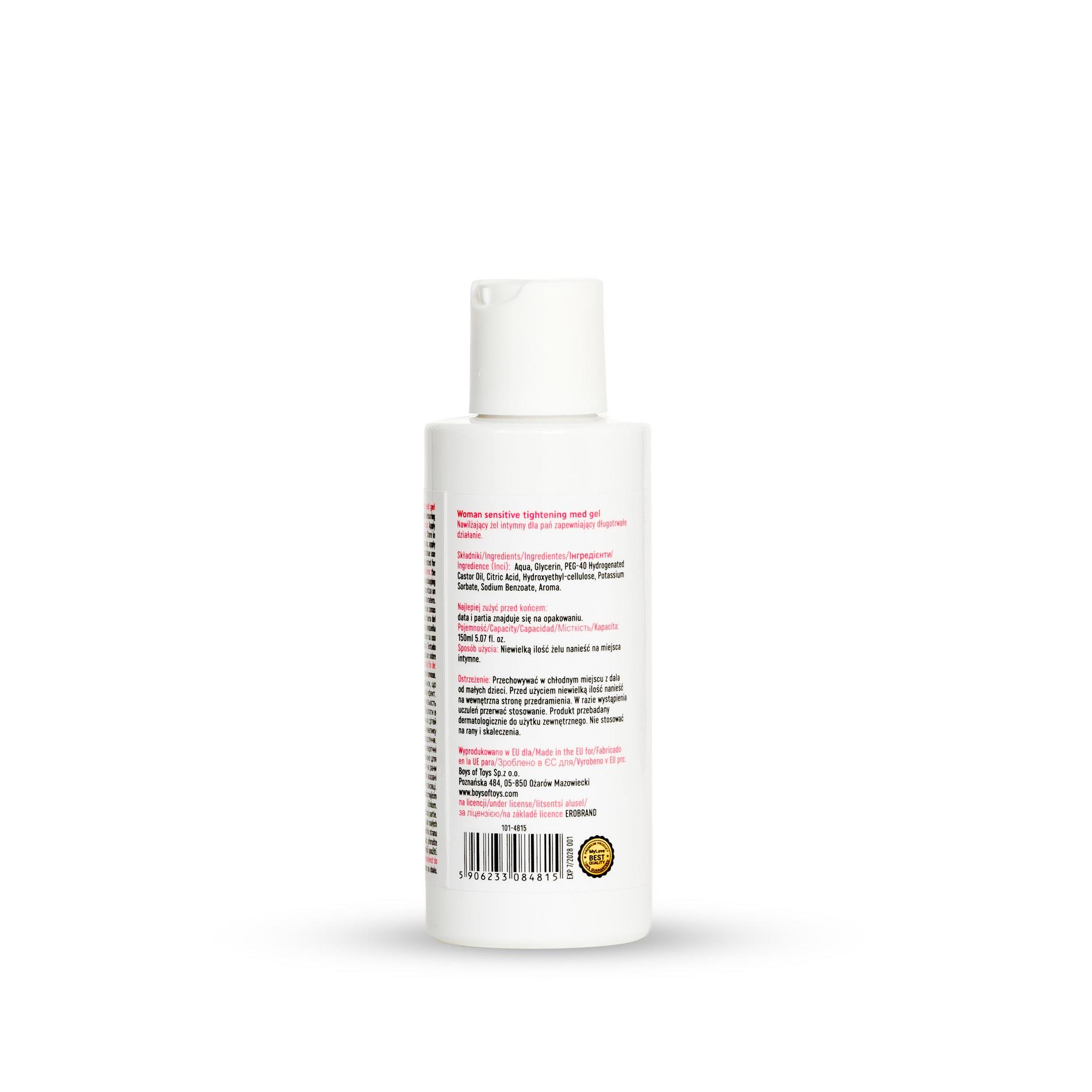 Звужуючий гель MyLove Woman Sensitive Tightening Med Gel, 150 мл