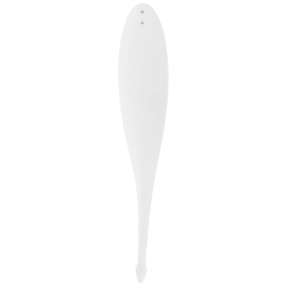Вибратор для клитора Satisfyer Twirling Fun, 17.5 см (белый)