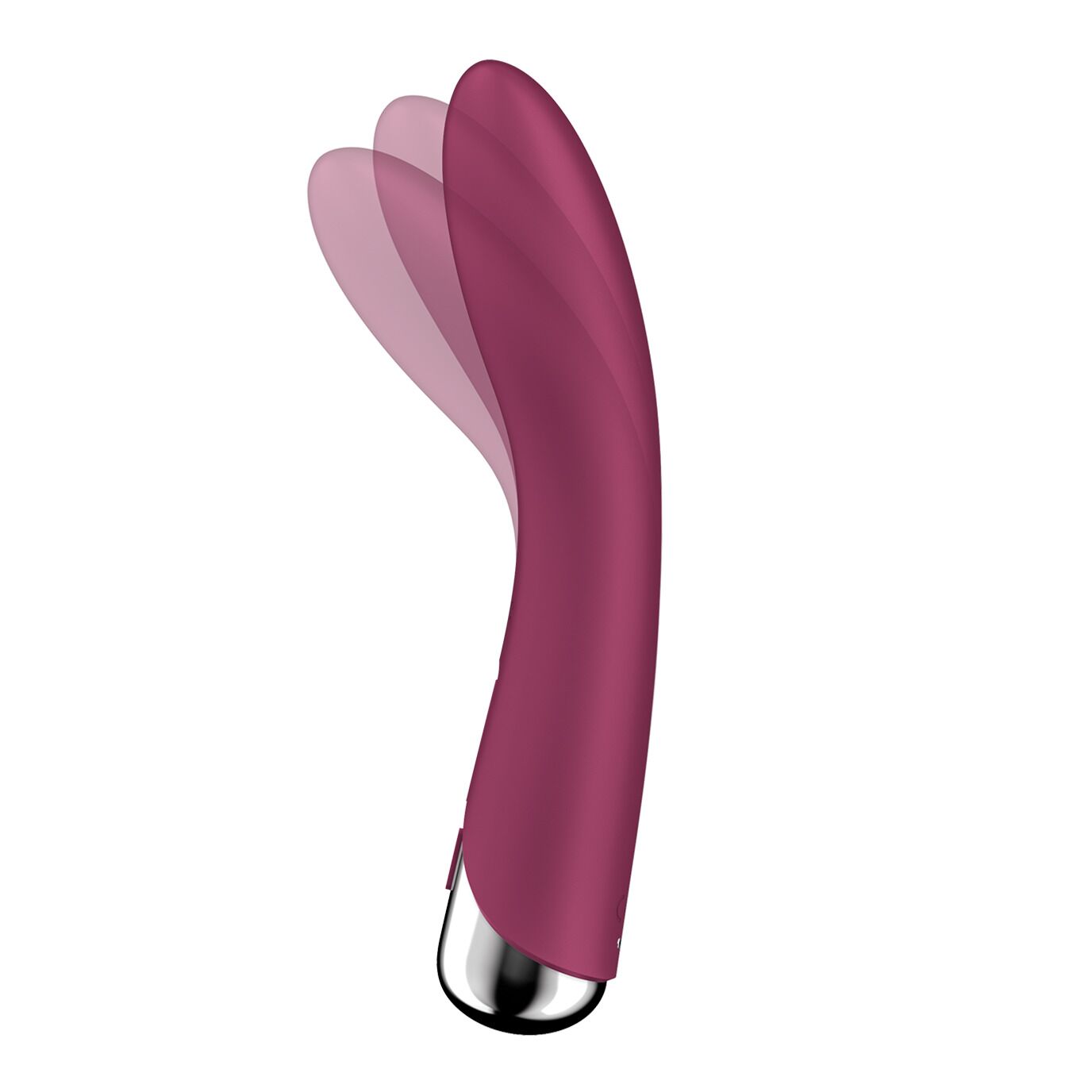 Вибратор Satisfyer Spinning Vibe 1, 17,5 см (бордовый)