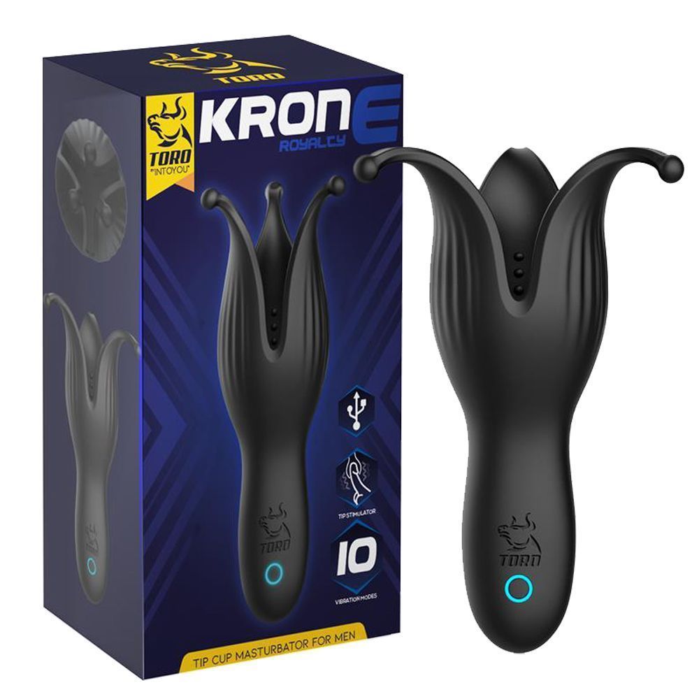 Toro Krone - Masturbator, Czarny, 15 cm