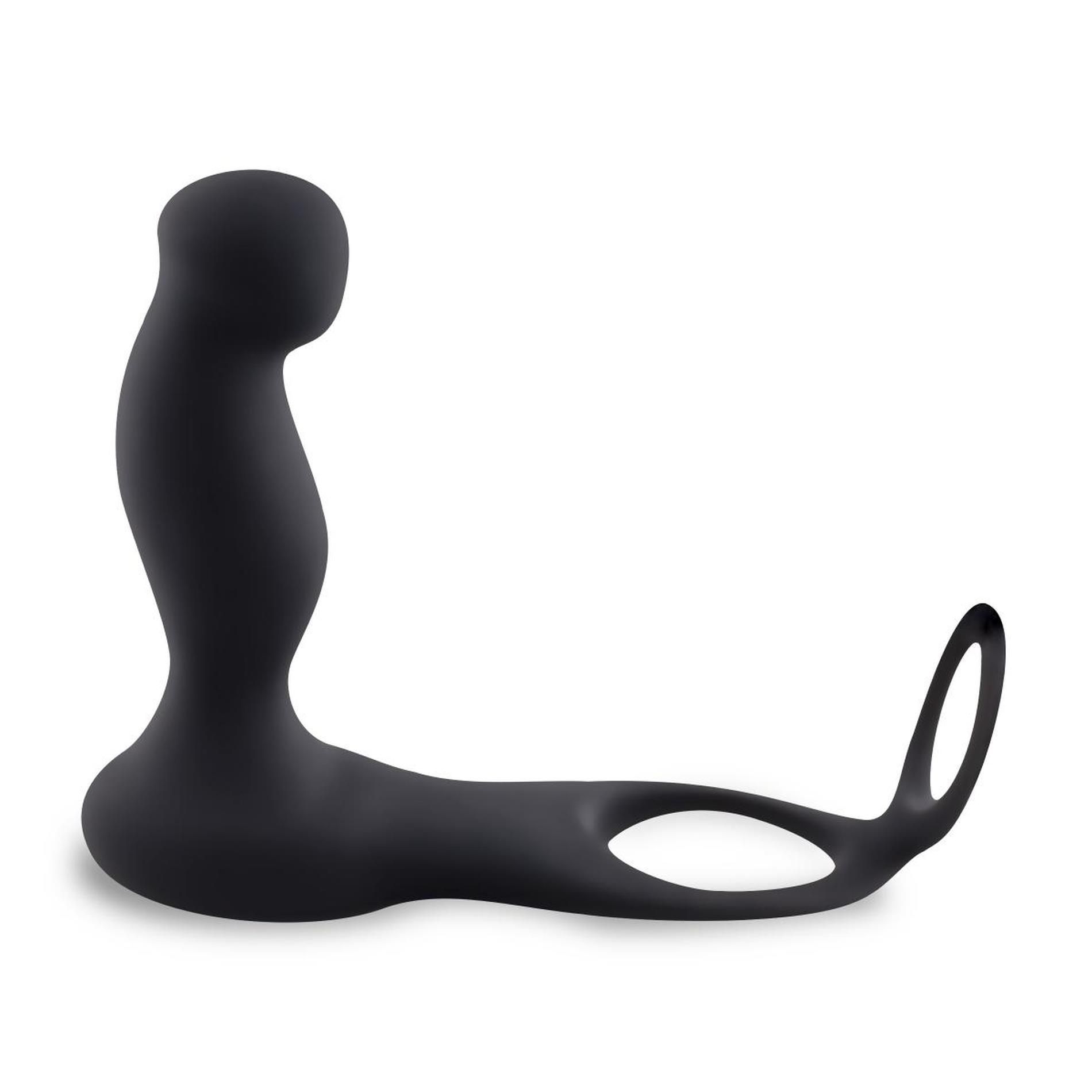 Стимулятор простаты Teazers Cock & Ball Ring, 7.5 см (черный)