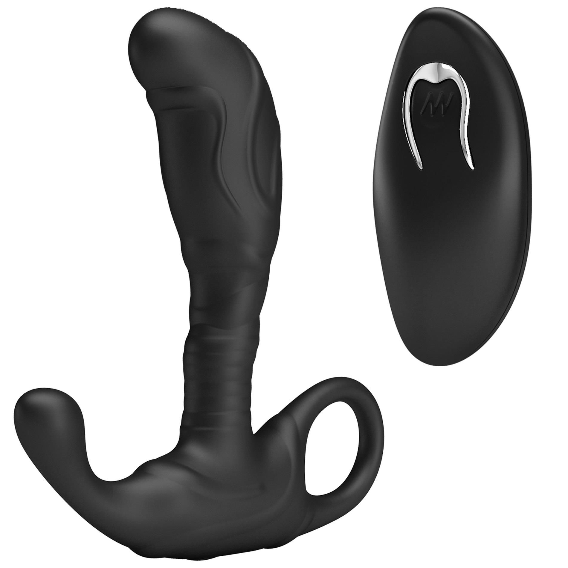 Стимулятор простаты Mr. Play Remote Control, 11.5 см (черный)