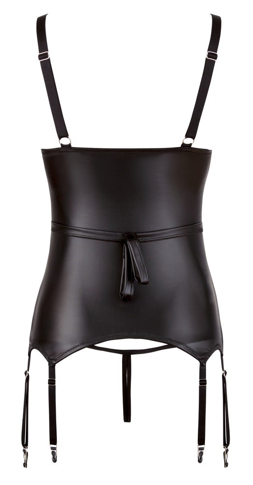 Комплект Cottelli Bondage Cami Suspender, M (черный)