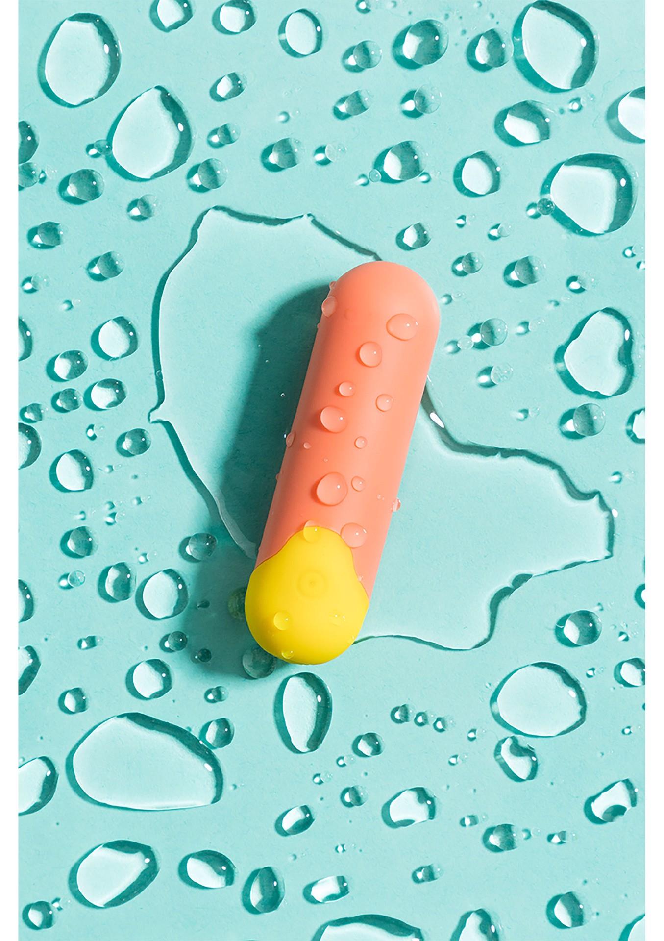 Вибратор для клитора Romp Riot, 7 см (оранжевый)