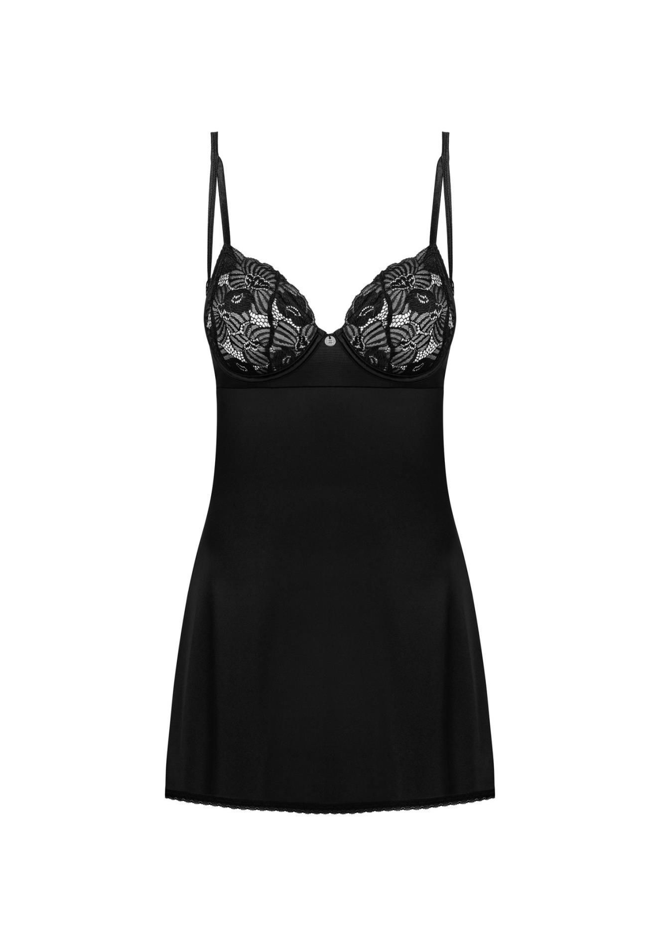 Komplet bielizny Obsessive Serena Love, M/L (czarny)