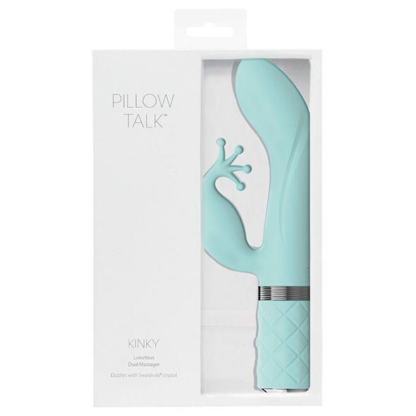 Вибратор кролик Pillow Talk Kinky Teal, 21 см (зелёный)