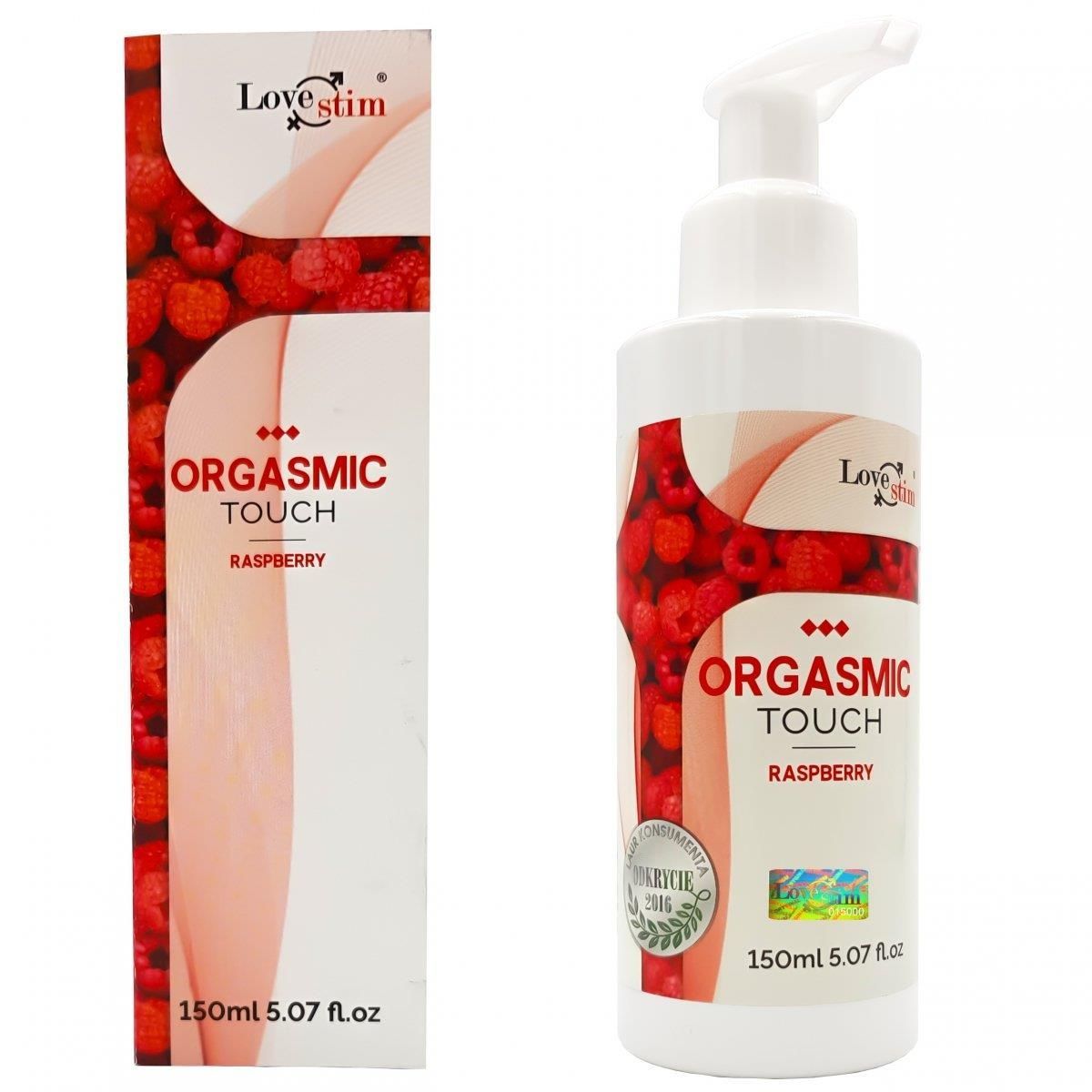 Массажный гель LoveStim Orgasmic Touch, 150 мл (малина)