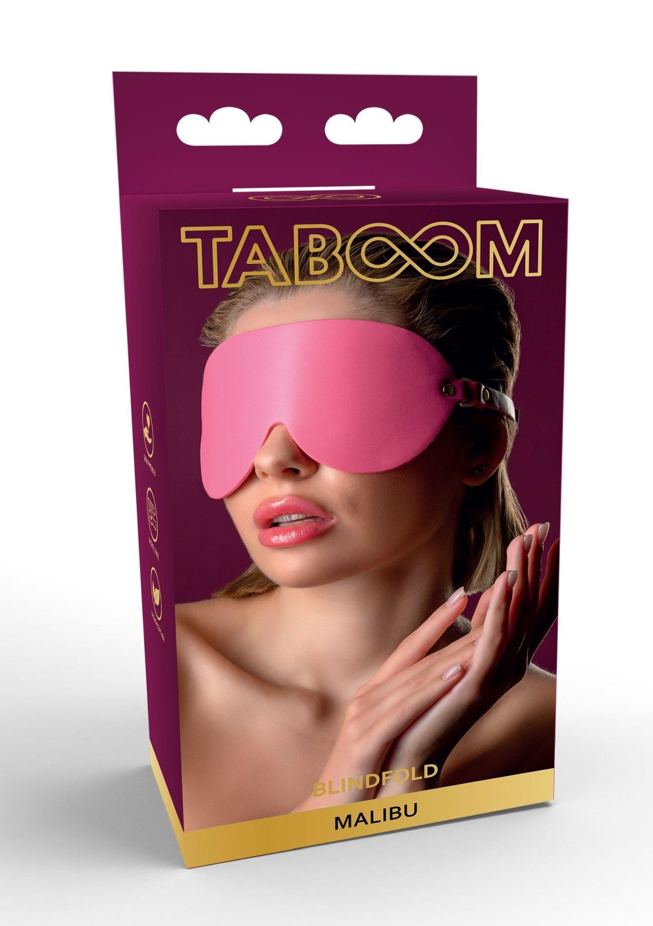 Маска на глаза Taboom Malibu Blindfold (розовый)