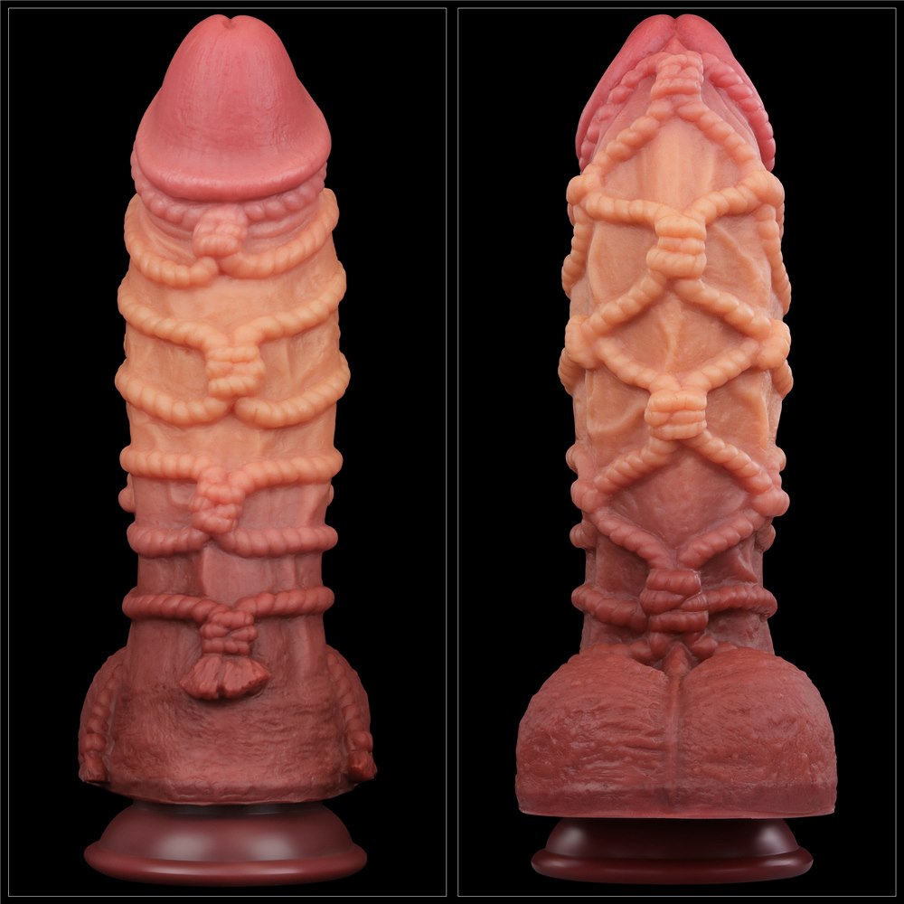 Фаллоимитатор Dual-Layered Silicone Nature Cock 10.5'', 27 см (коричневый)