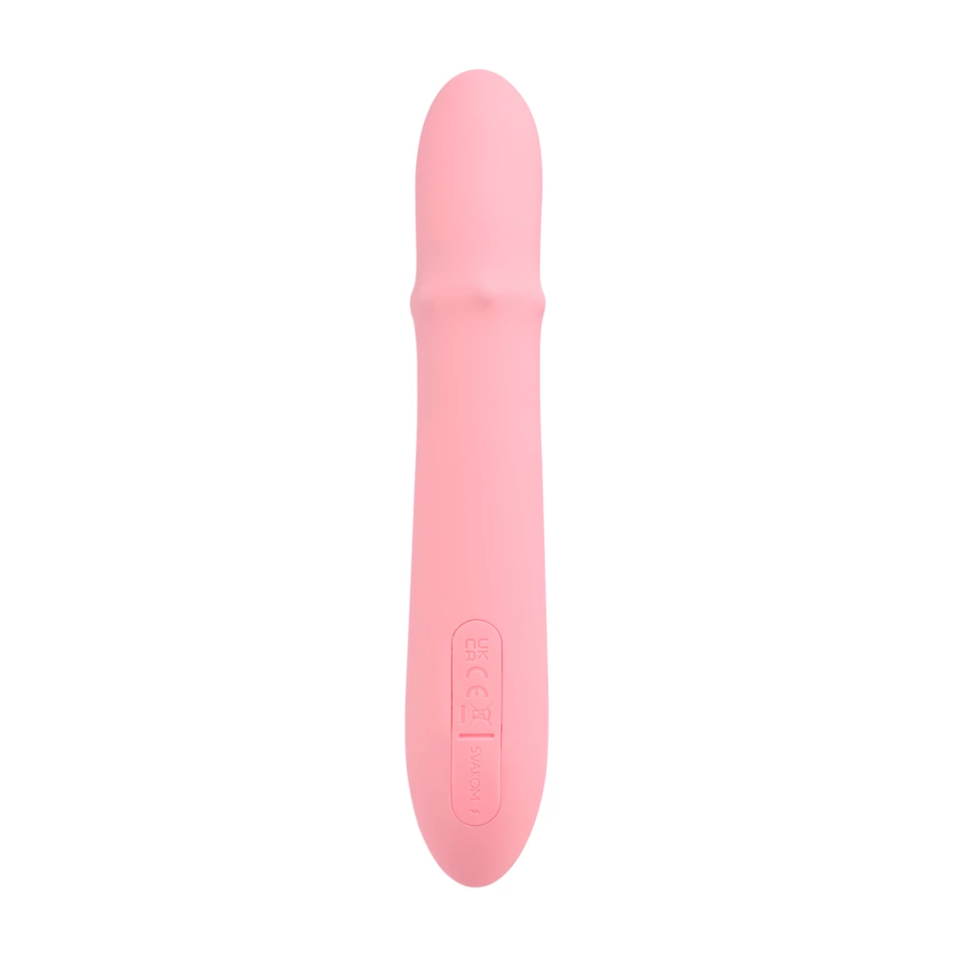 Wibrator królik Svakom Mora Neo Thrusting, 19,5 cm (jasnoróżowy)