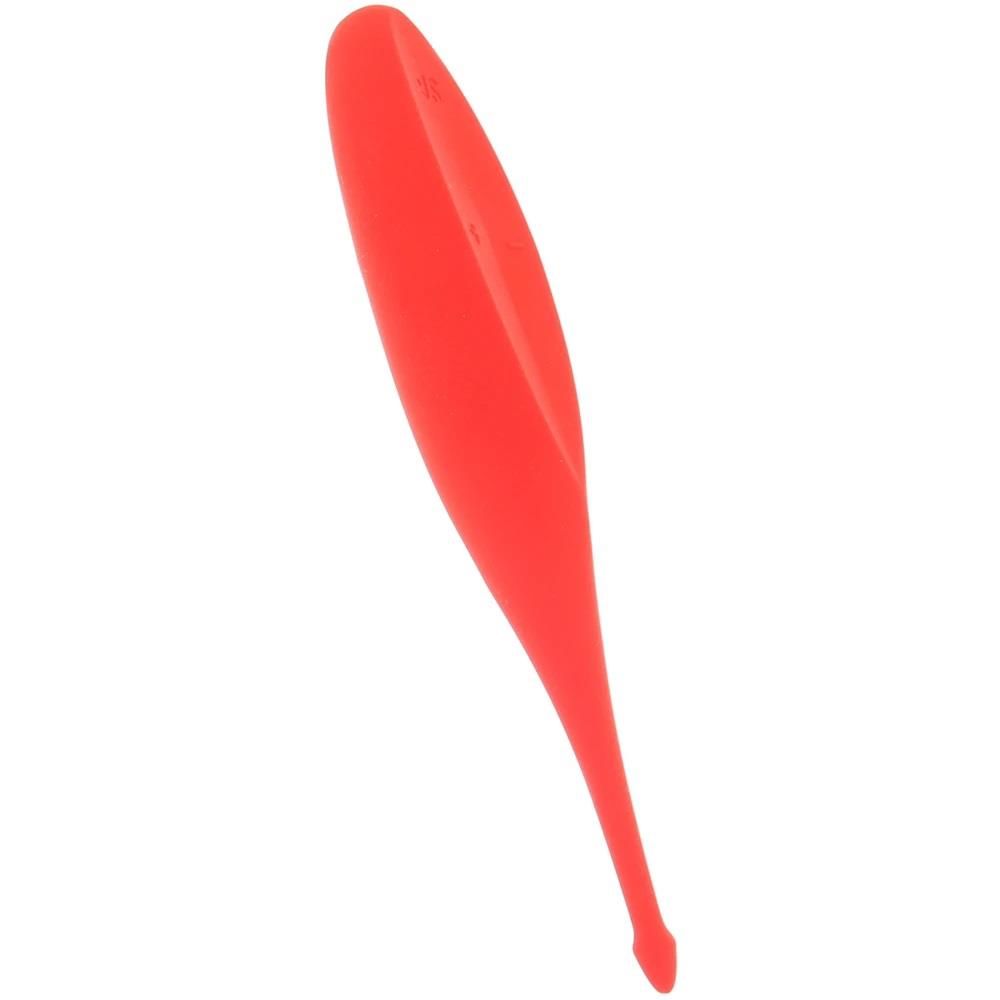 Вибратор для клитора Satisfyer Twirling Fun, 17.5 см (красный)