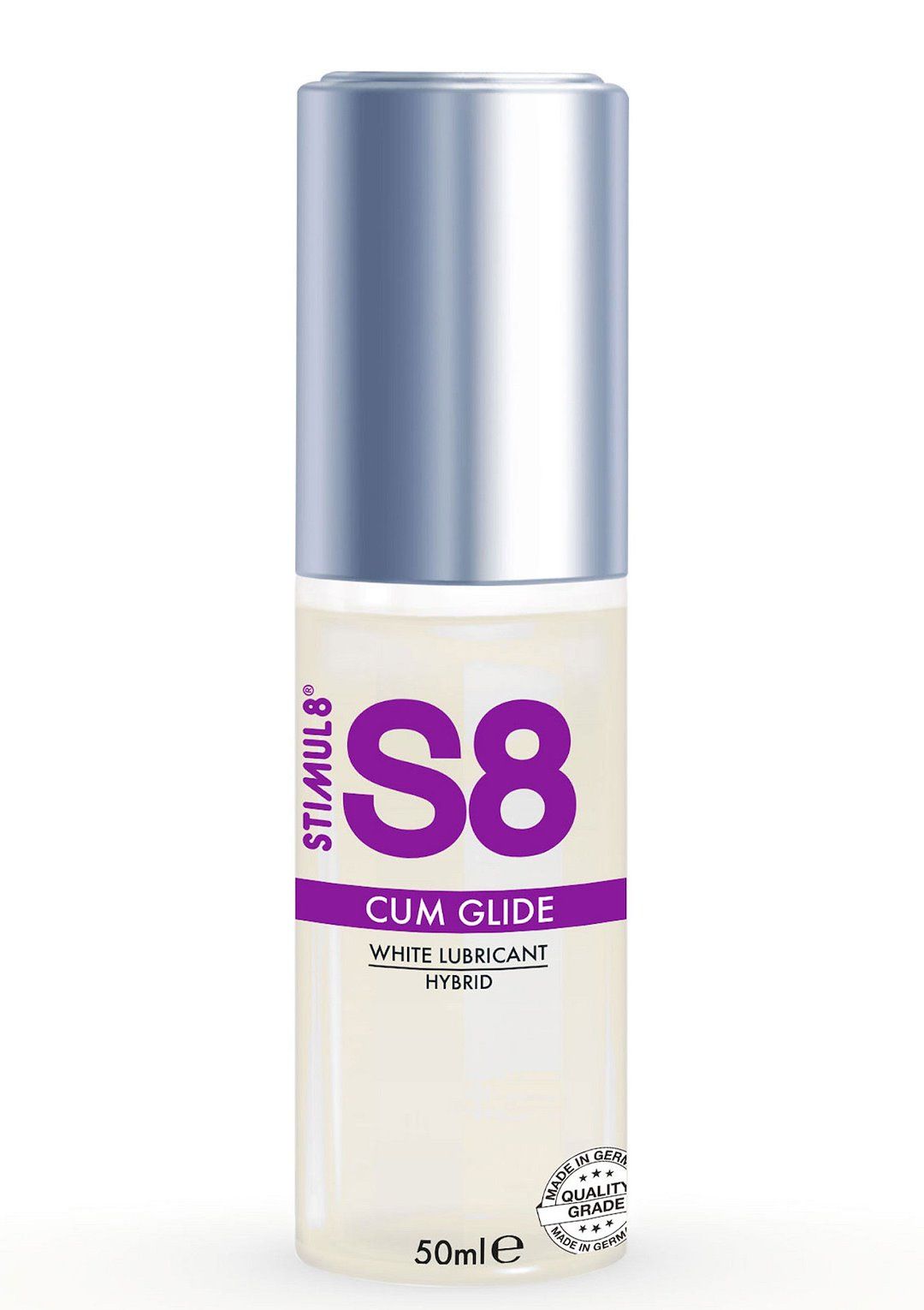 Lubrykant na bazie hybrydowej Stimul8 S8 Hybrid Cum Glide, 50ml