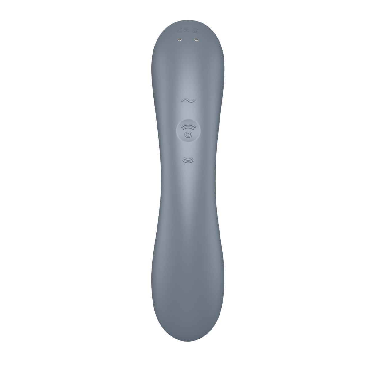 Bezdotykowy stymulator łechtaczki z wibracjami Satisfyer Curvy Trinity 1 (szary)