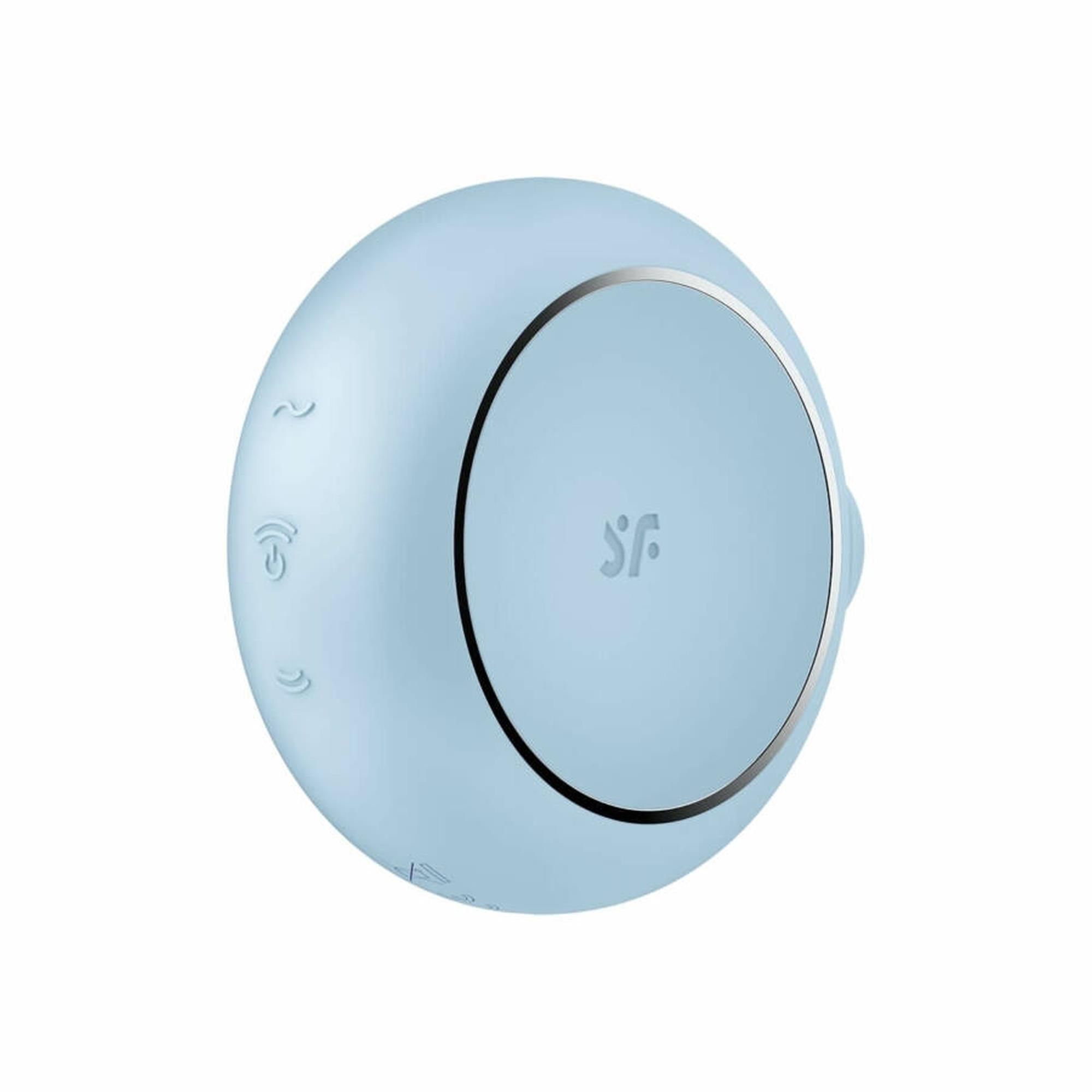 Вакуумный стимулятор клитора с вибрацией Satisfyer Pro To Go 3 (голубой)