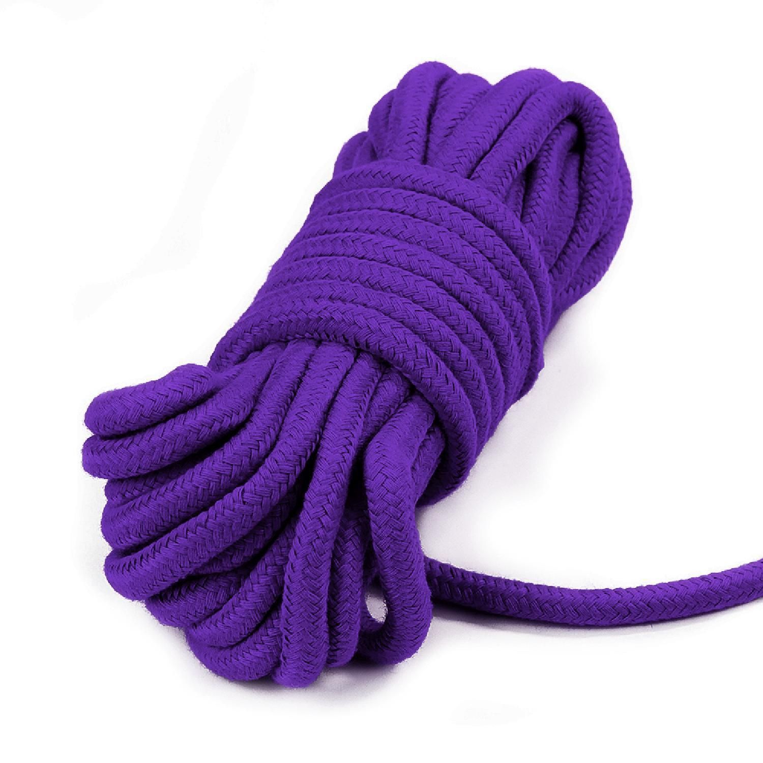 Мотузка LoveToy Fetish Bondage Rope, 10м (фіолетовий)