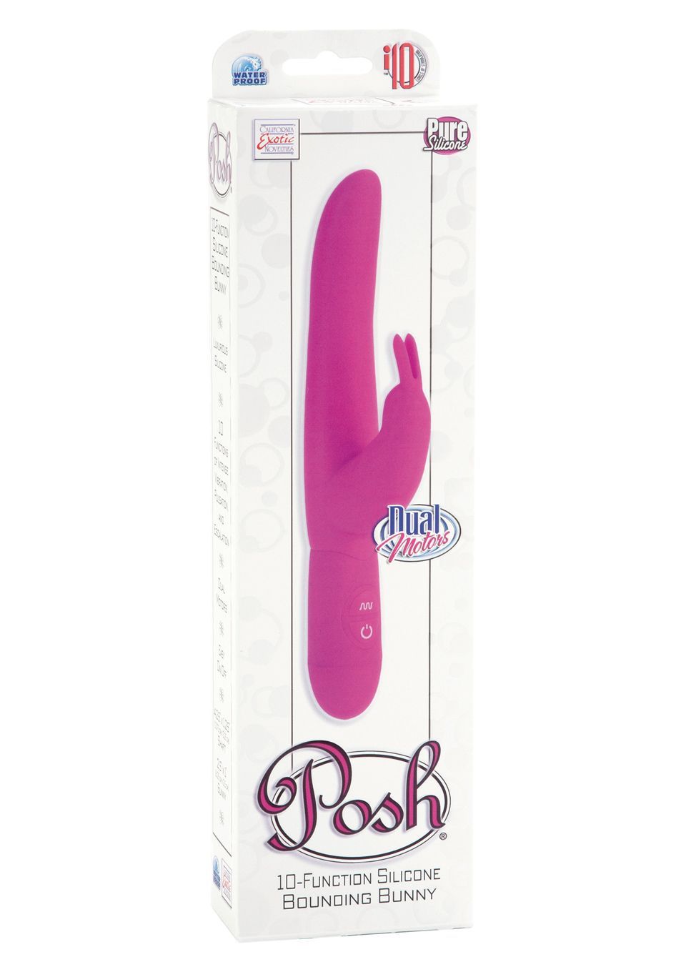 Wibrator króliczek California Exotic Novelties Bounding Bunny, 22 cm (różowy)