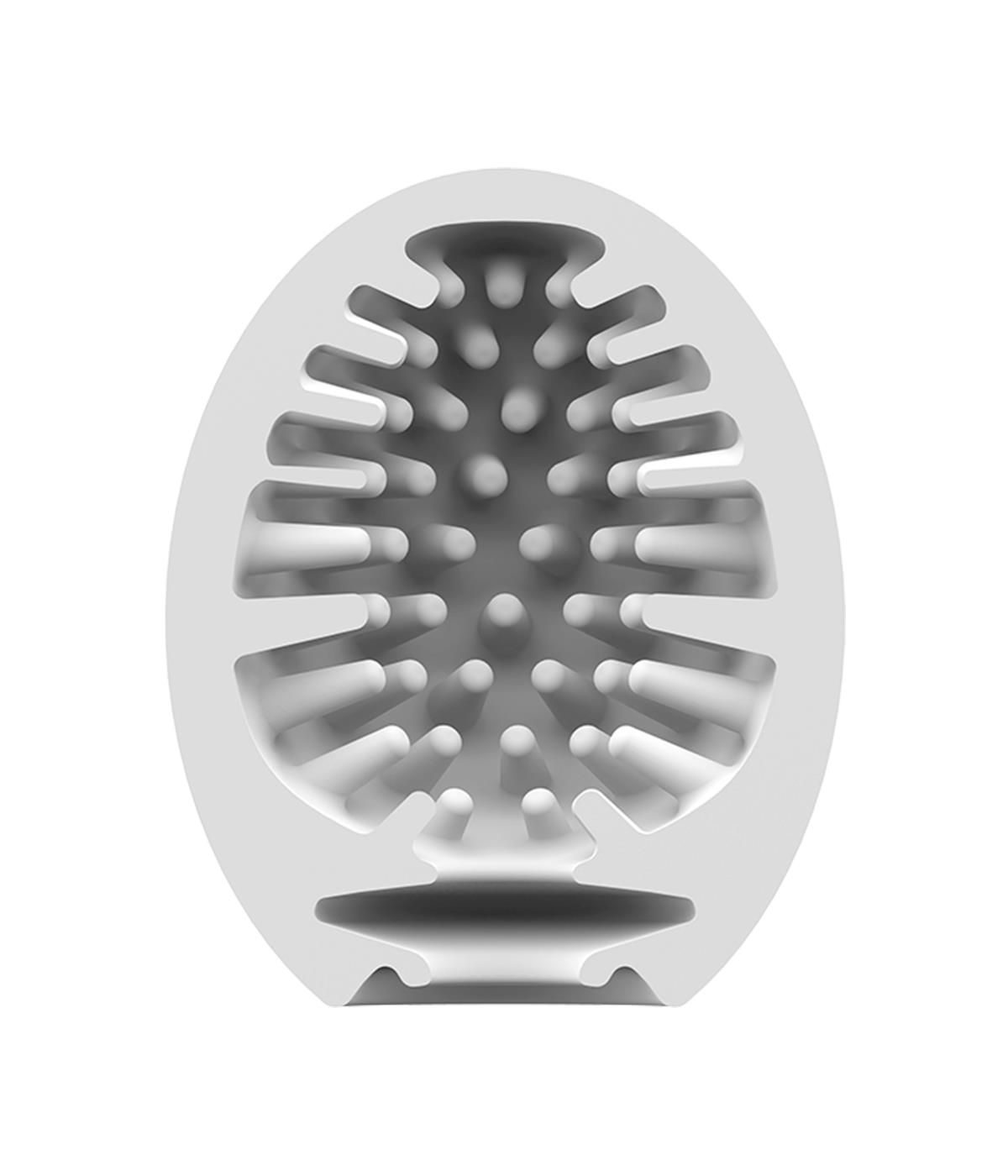 Мастурбатор яйце Satisfyer Egg Single Naughty (білий)