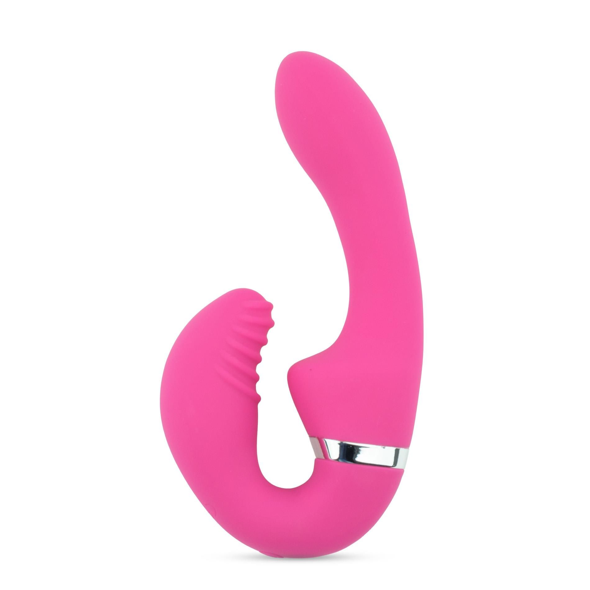 Boys of Toys B - Series Toughe 3 - Dual Pleasure - Wibrator podwójnej stymulacji B -, Różowy, 17.7 cm