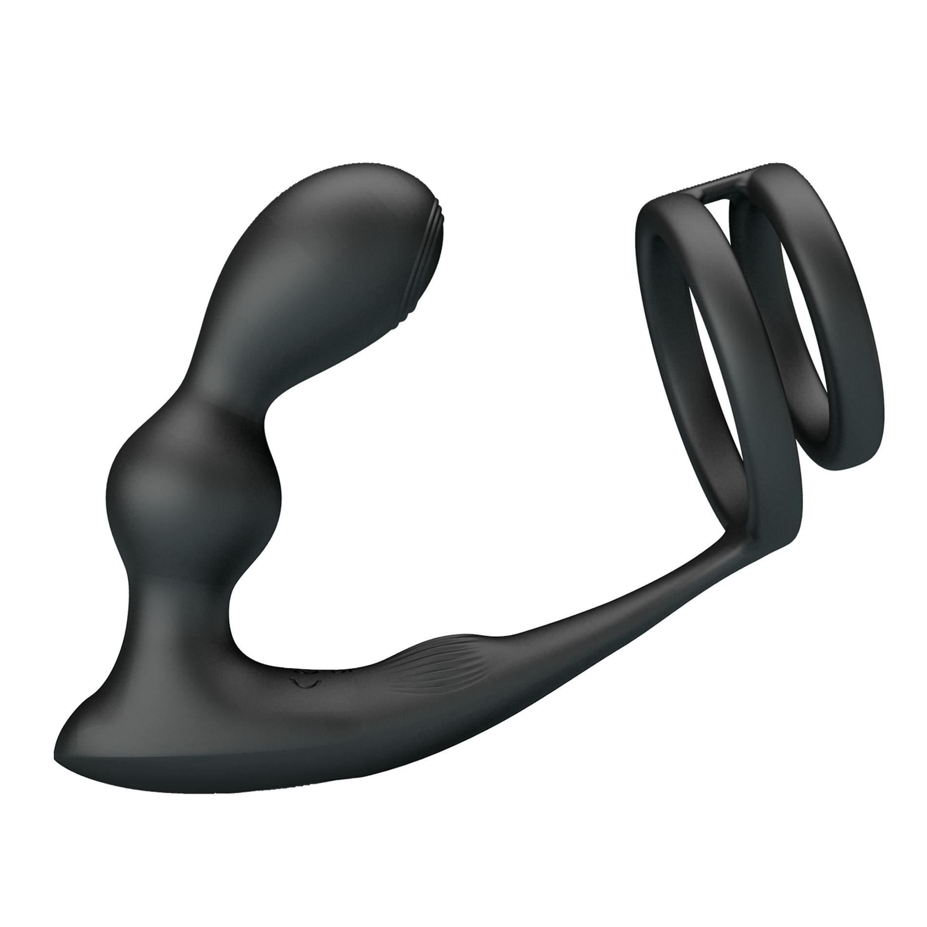 Вібростимулятор простати MR Play Remote Control, 13.5 см (чорний)