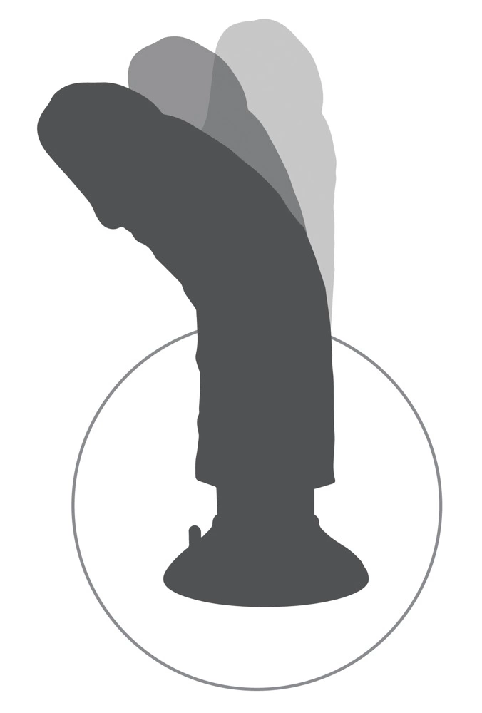 Вибратор King Cock Vibrating Cock 7 Inch, 18 см (телесный)