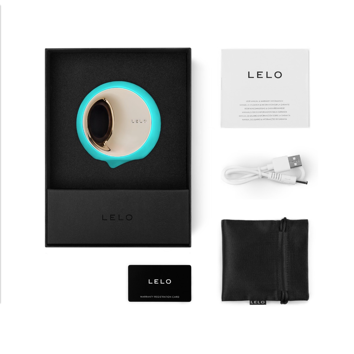 Вибратор для клитора Lelo Ora 3 (бирюзовый)