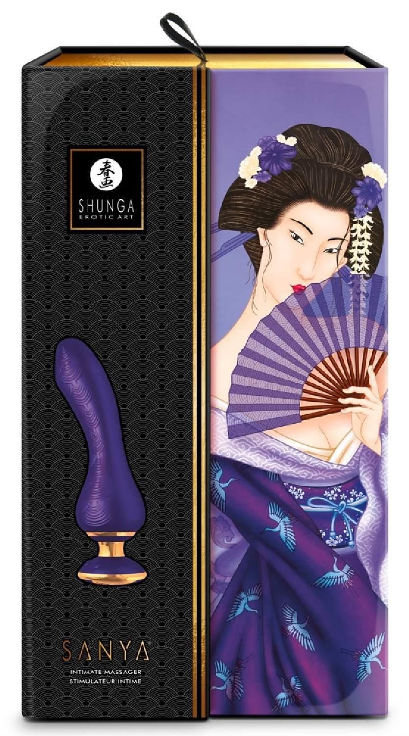 Вібратор Shunga Sanya Intimate, 18,5 см (фіолетовий)