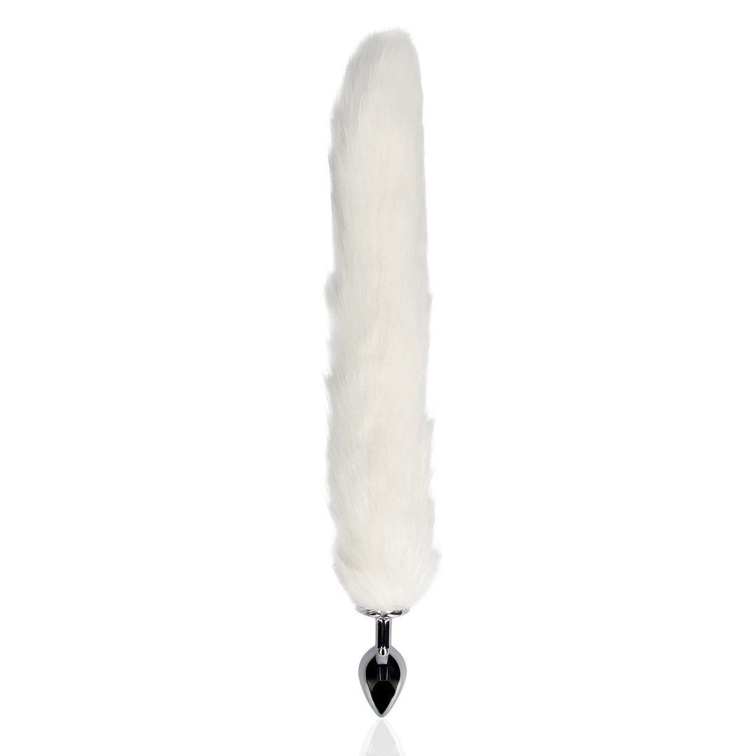Korek analny Ouch! Fox Tail, 42.5 cm (biały)