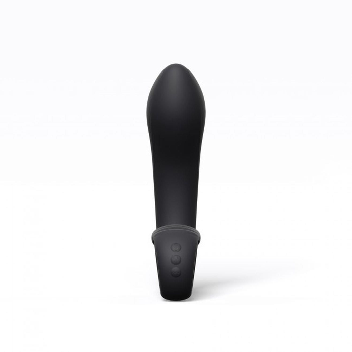 Надувний вібратор Marc Dorcel Deep Expand, 16,2 см (чорний)
