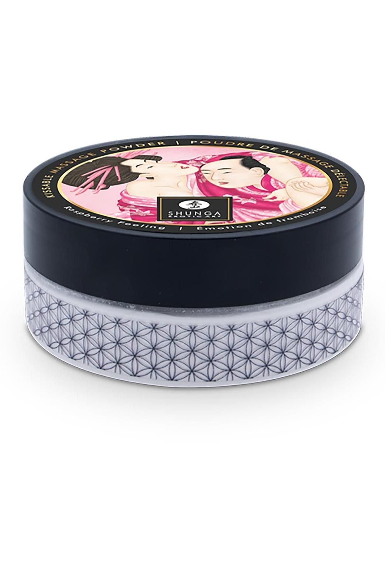 Массажный набор Shunga Kissable Massage Powder Raspberry Feeling, 2 шт